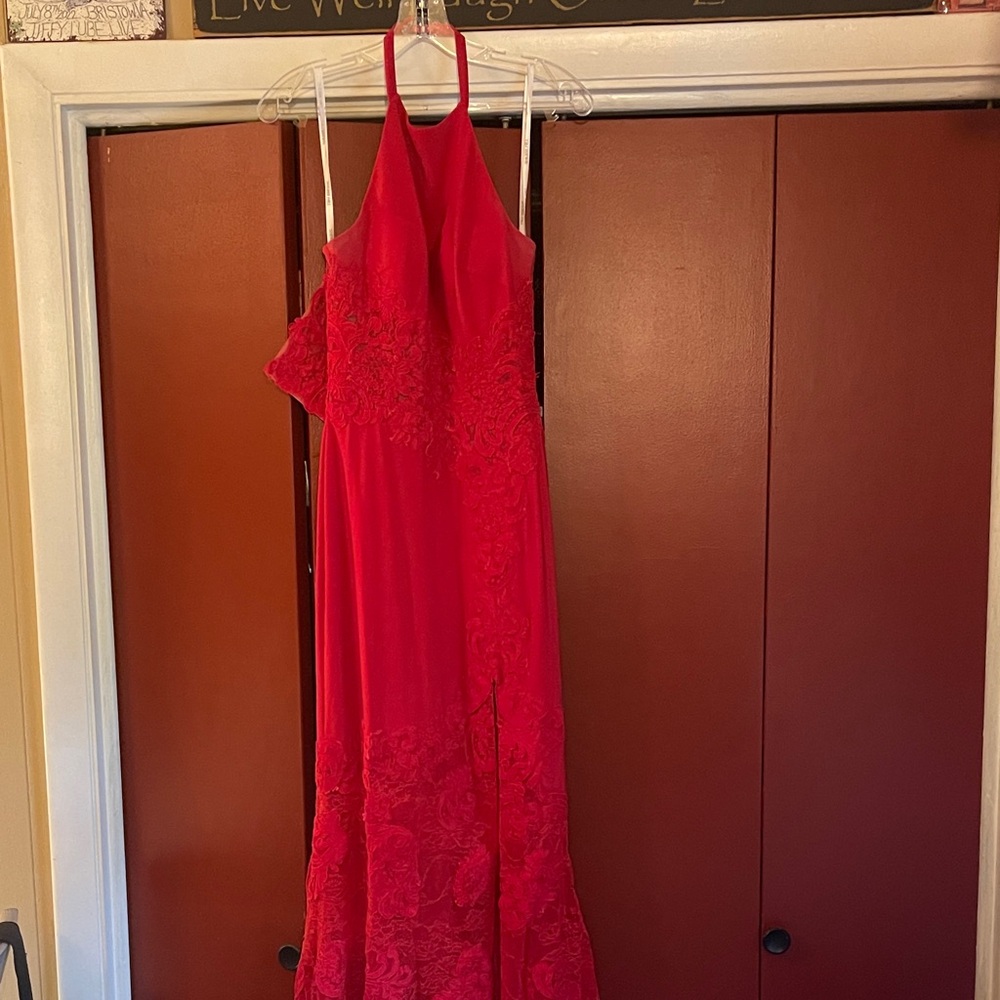 Sherri Hill Vibrant Red Dress